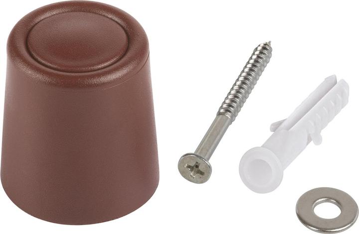 Actual product image Fix-o-moll Doorstop with screw and dowel Ø 26 mm 2 x (2 Piece)