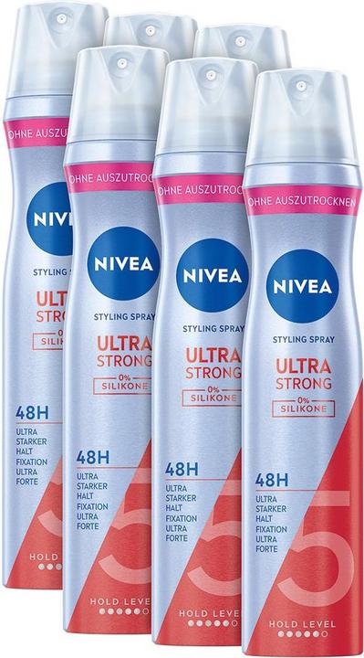 NIVEA Haarspray Ultra Strong Styling Multipack 6 x 250 ml (1500 ml)