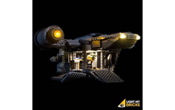 Actual product image Light my bricks LED Light Set for LEGO Stars Wars - The Mandalorian - Bounty Hunter Transporter