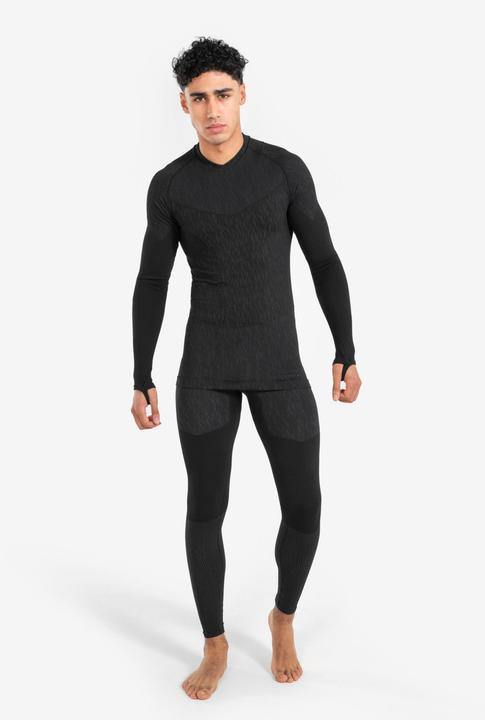 Immagine prodotto Kipsta Camicia funzionale a maniche lunghe da donna/uomo - Keepdry nero (S)