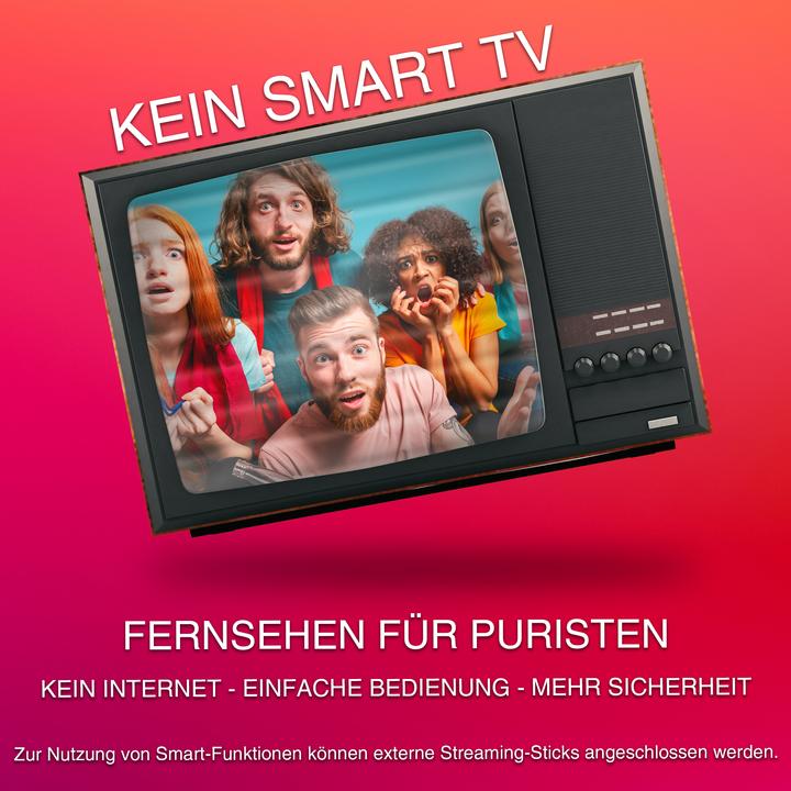 Produktbild Telefunken XF32N750M-W Fernseher 32 Zoll Full HD LED TV mit Triple-Tuner, weiss (32", LED, Full HD, 2024)