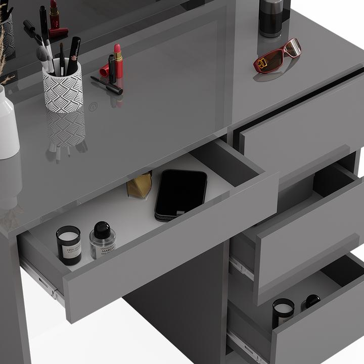 Actual product image Vicco Sherry with stool and lighting (90 x 75 x 40 cm)