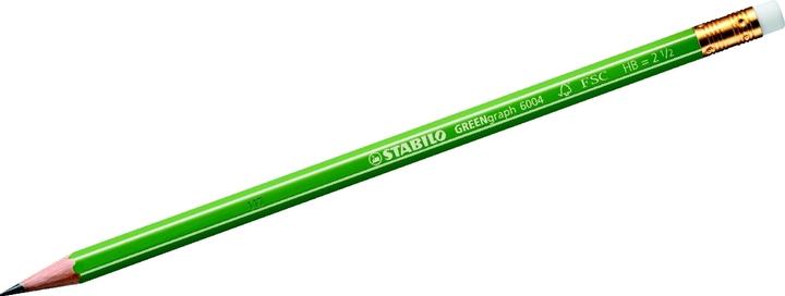 Produktbild STABILO GREENgraph Bleistift mit Radiergummi HB (2.20 mm, HB, 1 x)