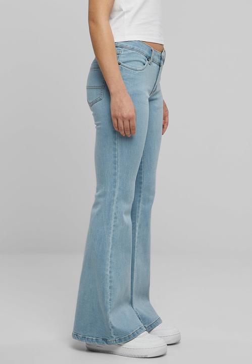 Produktbild Urban Classics Ladies Organic Low Waist Flared Denim (28)