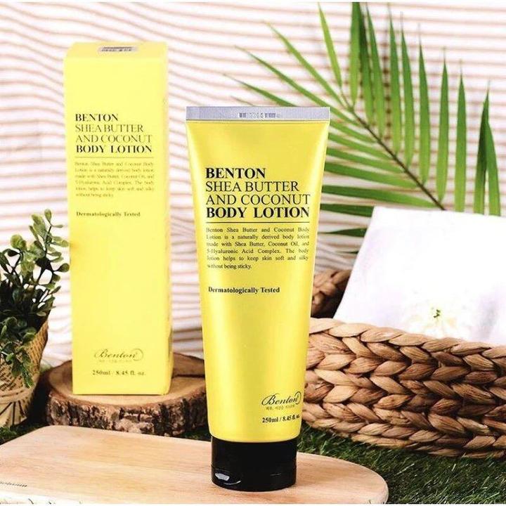 Actual product image Benton Shea Butter and Coconut Body lotion (Body cream, 250 ml)