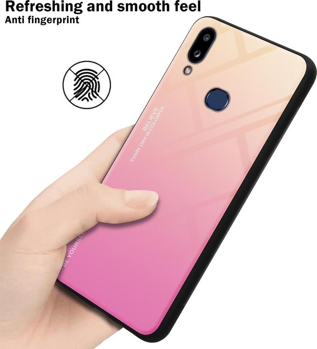 Produktbild Cadorabo TPU 2 Farben Glas Cover (Samsung Galaxy A10s, Samsung Galaxy M01s)