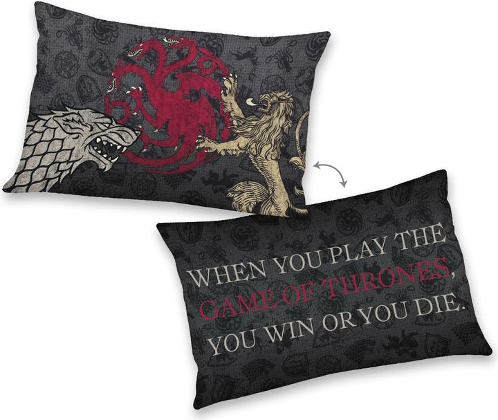 Actual product image Herding Game of Thrones Soft Velboa Cushion (30 x 50 cm)