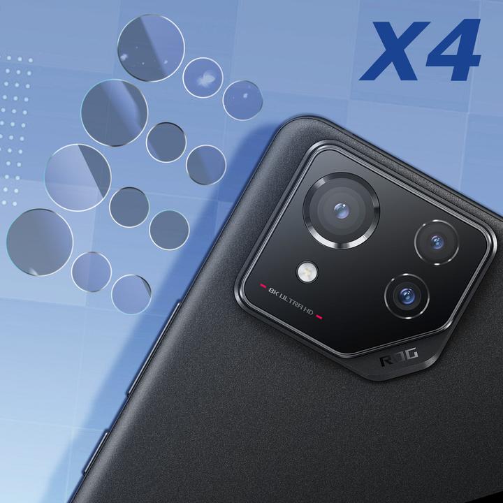Image du produit 3MK Lens Protection, 4 x 3 lentilles de caméra (1 pièce(s), Asus ROG Phone 8)