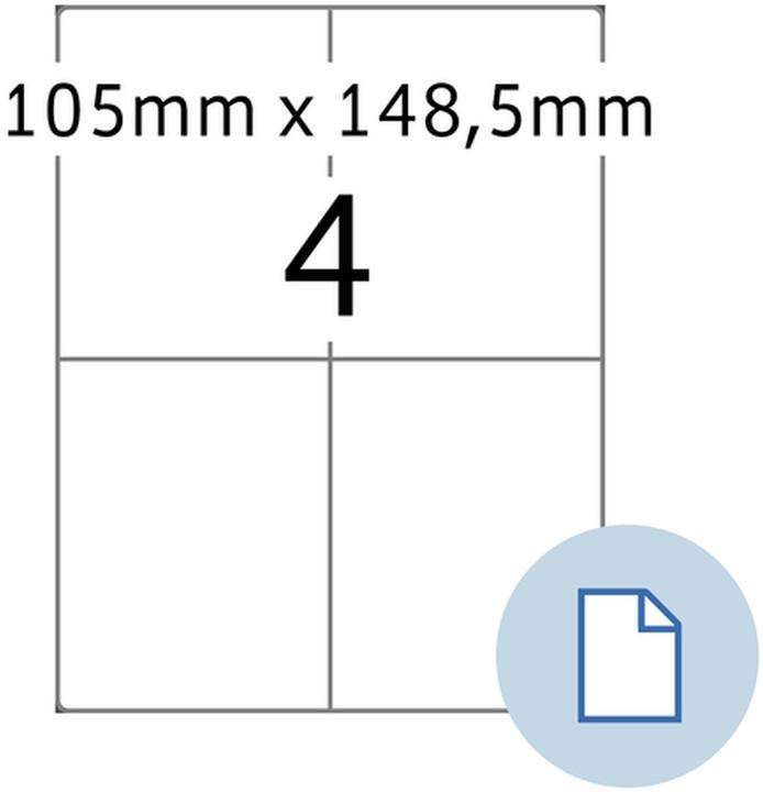Actual product image HERMA Weatherproof shipping labels A4