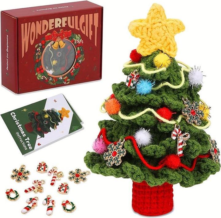 Immagine prodotto Activity Board Kit di uncinetto per principianti, kit di uncinetto natalizi per adulti principianti, completi