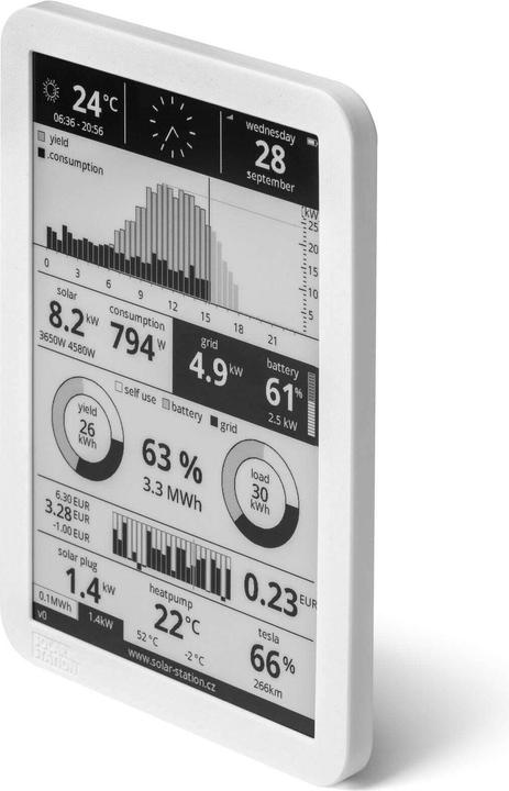 Produktbild Solar Station Solar Station 10" E-Ink-Display, Schnittstellen: WLAN