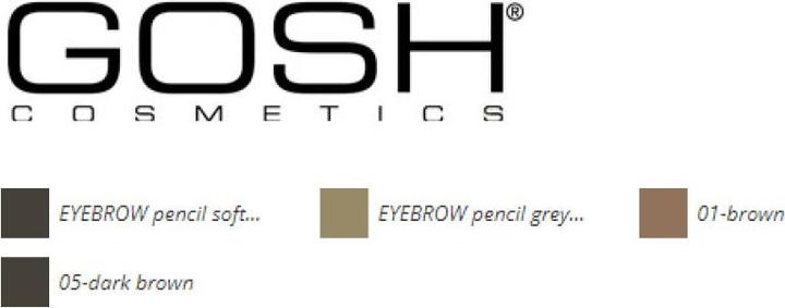 Image du produit Gosh Crayon à sourcils Softack (Noir doux)