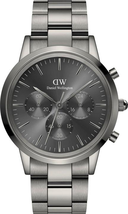 Produktbild Daniel Wellington Iconic Chronograph Link Anthracite Sunray (Chronograph, 42 mm)