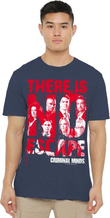 Actual product image Criminal Minds Unisex Adult No Escape T-Shirt (S)