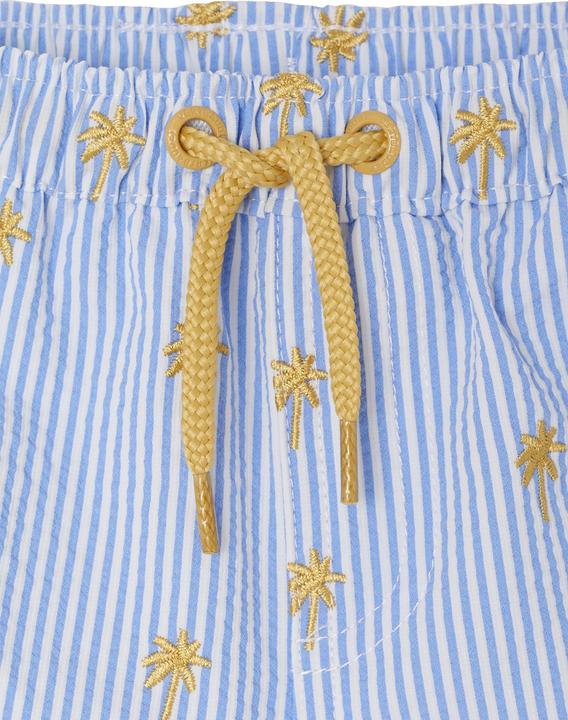 Actual product image Vertbaudet Jungen Baby Badeshorts mit Streifen und Palmen (74)