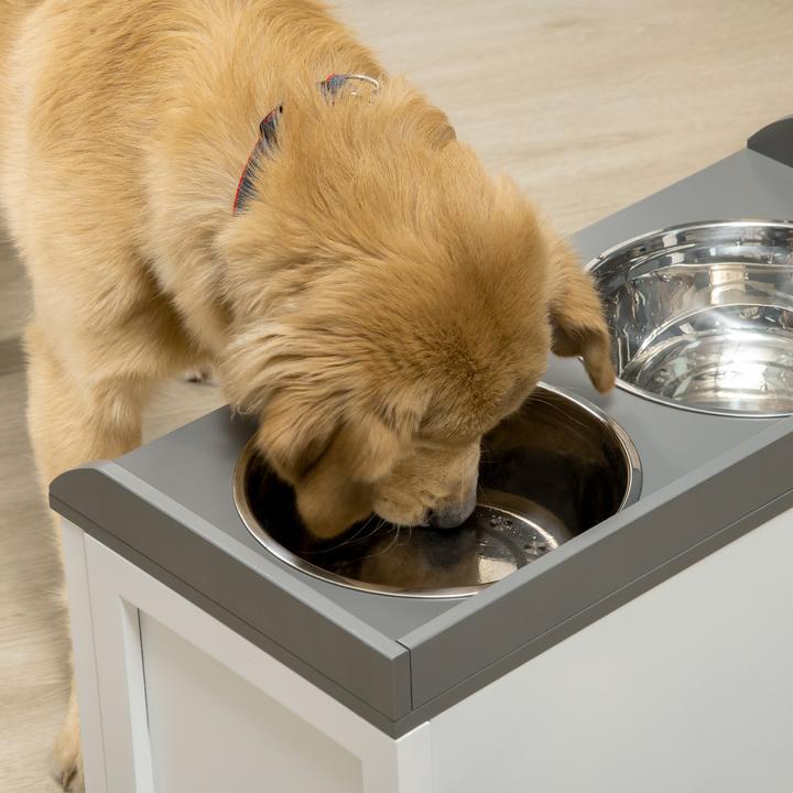 Immagine prodotto PawHut Ciotola per cani con cassetto (2 l)