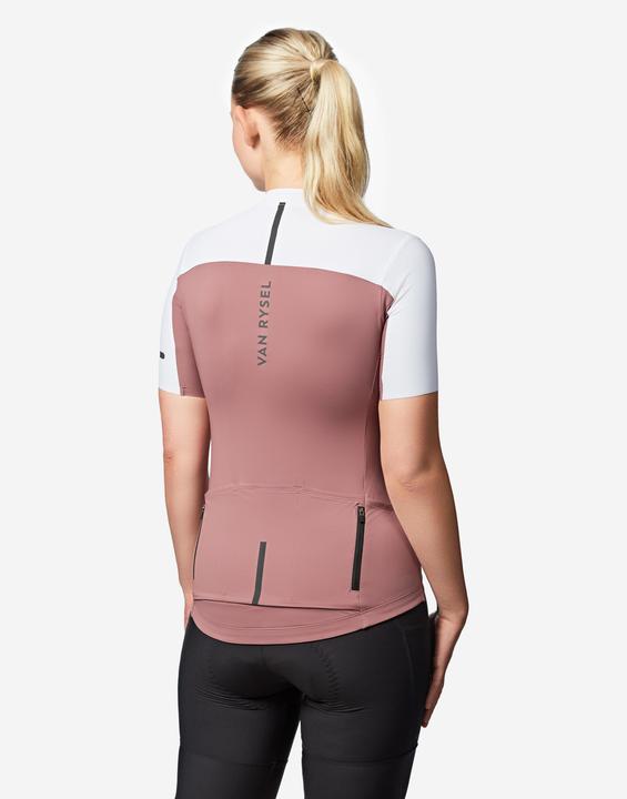 Image du produit Van rysel Maillot vélo route manches courtes été ajusté femme - EDR 2 rose (XS)