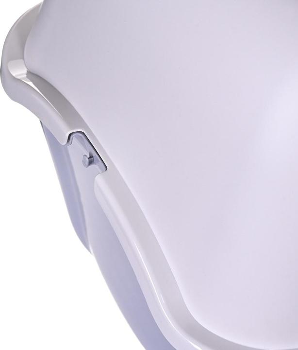 Actual product image Diamentiq BAILA biel/jasnoszary - kuweta dla kota (Cat litter tray open)