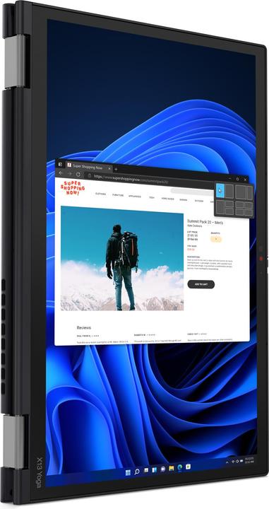 Actual product image Lenovo ThinkPad X13 Yoga G3 (13.30", Intel Core i5-1235U, 8 GB, 256 GB, DE)