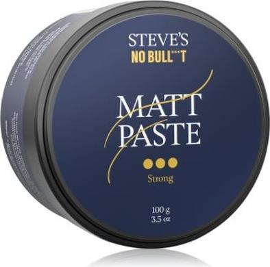 Produktbild Steve´s No Bull***t SteveÂ's - Matting hair paste strong fixation Sandalwood - Volume: 100 g (Haarpaste)