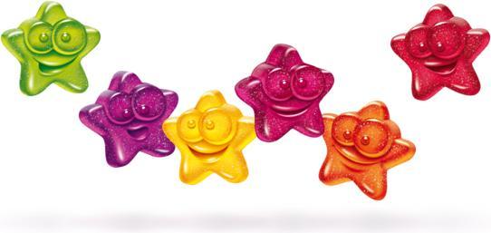 Produktbild nimm2 Lachgummi Sauer Stars (1 Stk., 250 g)