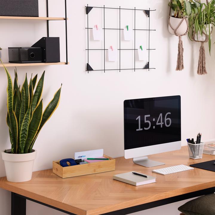 Produktbild Relaxdays Aufbewahrungsbox (38 x 15 x 7.5 cm, 4.28 l)
