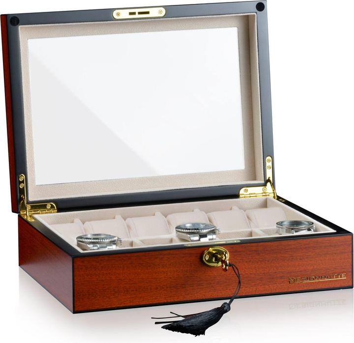 Image du produit Designhütte Montres box Auckland 12 - cerise
