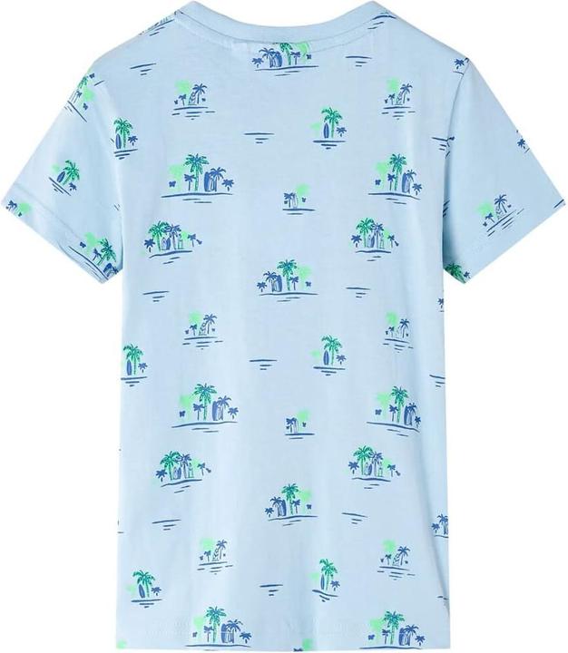 Immagine prodotto VidaXL Maglietta da bambino azzurro 104,Materiale: 100 % cotone,Colore (104)