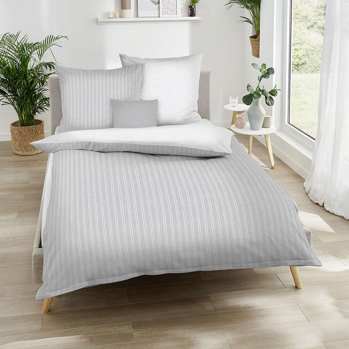 Actual product image Traumschlaf Combo silver (Bedding set, 80 x 80 cm, 200 x 200 cm)
