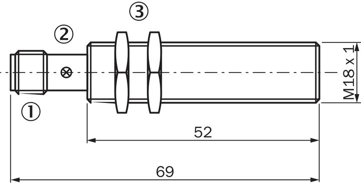 Immagine prodotto Sick Sensore Induttivo IME  8mm M18 PNP M12 (Misuratore)