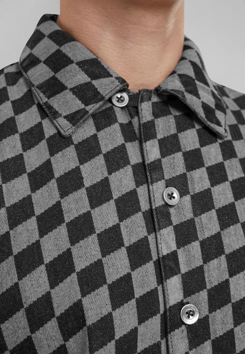 Produktbild Urban Classics Laser Check Printed Boxy Shirt - 166805 (4XL)