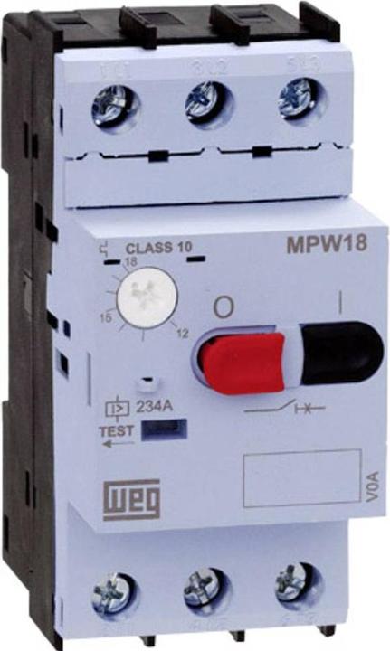Produktbild Weg 12429373 MPW18-3-U016 Motorschutzschalter einstellbar 16 A 1 St.