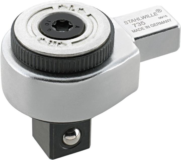 Productafbeelding Stahlwille Adapter voor inzetstuk met fijne vertanding | 735/5 (3/8", 80 Nm)