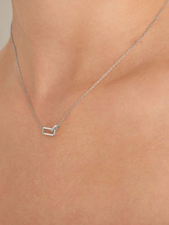 Produktbild Ania Haie Halskette Glam Interlock 925 Sterling Silber (925er Silber, 43 - 48 cm)