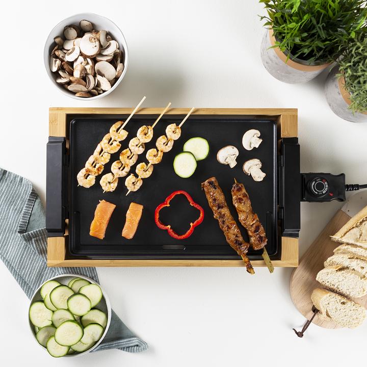 Image du produit Tristar Barbecue/barbecue de table avec plaque de cuisson lisse