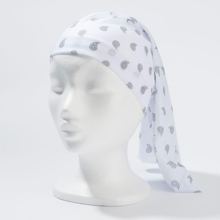 Produktbild F. Blumer & Cie Glarner Tüechli Tube Multifunktionstuch dünnes Fleece, weiss