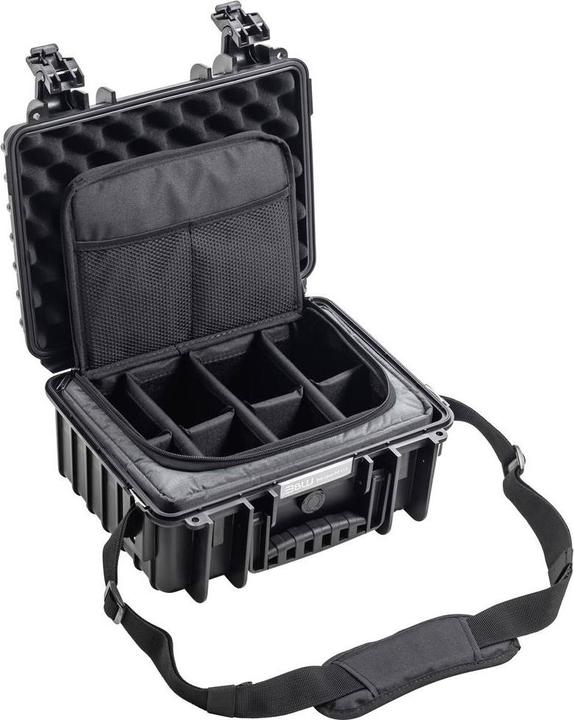Actual product image B&W International B&W Outdoor Case 3000 black with photo bag (Photo case, 11.70 l)