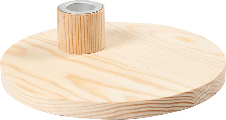 Produktbild Creativ Company Holzartikel Kerzenhalter Ø 16 cm 1 Stück (1.5 x 16 x 16 cm)