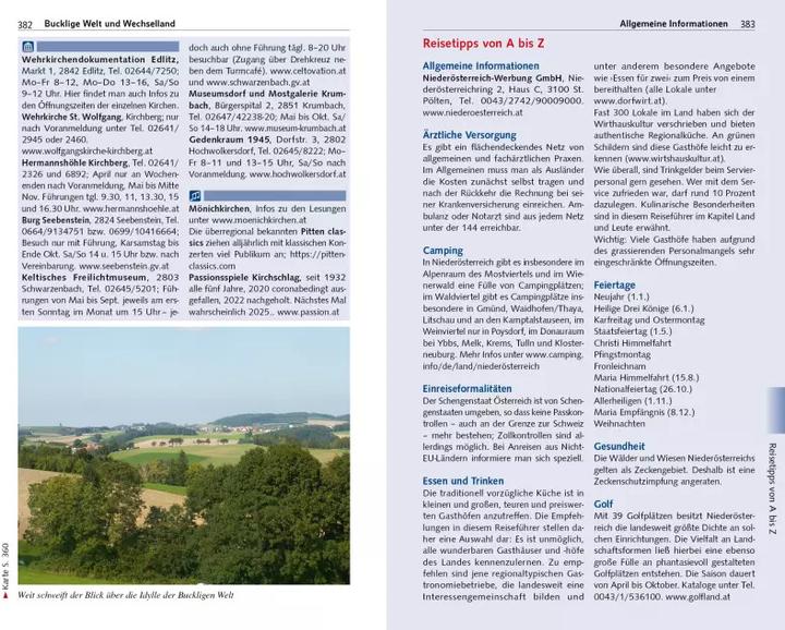 Image du produit Reiseführer Niederösterreich (Allemand, Gunnar Strunz, 2023)