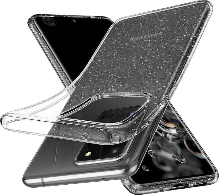 Actual product image Spigen Back Cover Liquid Crystal Glitter Galaxy S20 Ultra (Samsung Galaxy S20 Ultra)