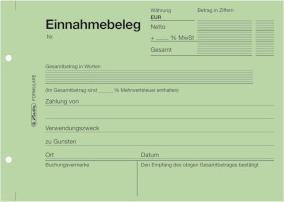 Produktbild Herlitz Formularbuch "Einnahmebeleg 301", DIN A6, 50 Blatt (50 x)