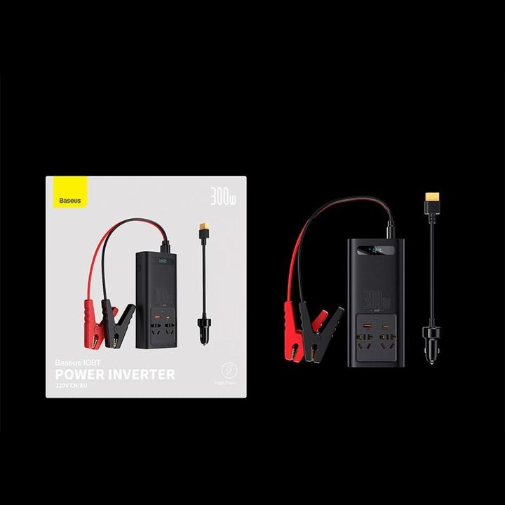 Produktbild Baseus IGBT Power Inverter 300W (220V CN/EU ) Black