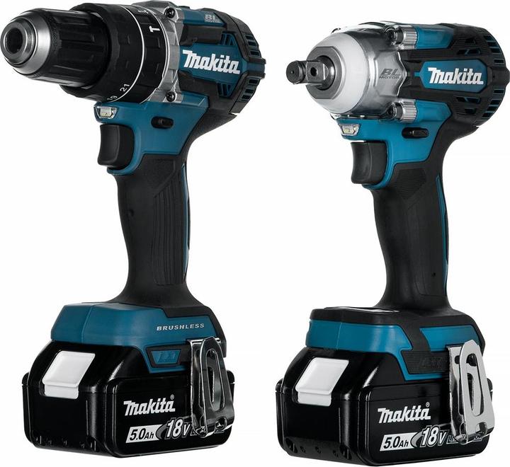 Image du produit Makita ZES.COMBO 18V (DHP484+DTW300) 3x5,0Ah DLX2359TJ1 (Fonctionnement sur batterie)