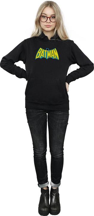 Immagine prodotto Batman Retro Logo Felpa con Cappuccio Donna (L)