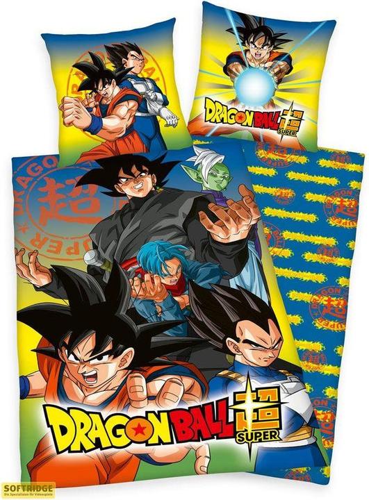 Actual product image Herding Dragon Ball Super Bedding Character 135 x 200 cm / 80 x 80 cm