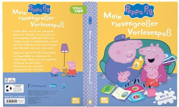 Actual product image Peppa Pig: Mein riesengrosser Vorlesespass (German, 2023)