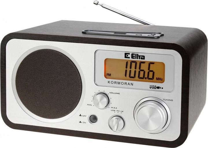 Elta Kormoran Portable Analog Black, Silver (FM, LW)