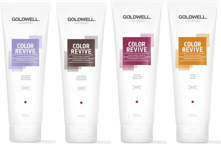 Immagine prodotto Goldwell Color Revive Color Giving Shampoo Shampoo biondo freddo (250 ml, Shampoo liquido)