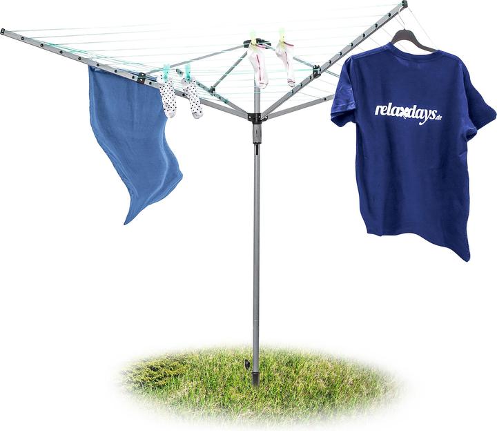 Produktbild Relaxdays Wäschespinne (49.20 m)