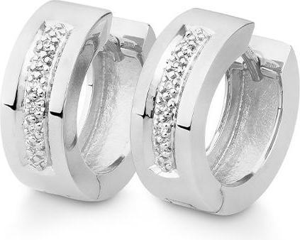 Produktbild Breuning Creolen - Dia. 0,06 Ct (750/18 K Gold)